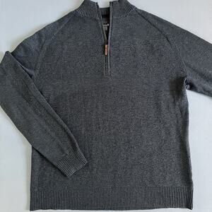 Smartwool Starwood Half Zip Merino Wool Blend Blue Heather Mens Sweater